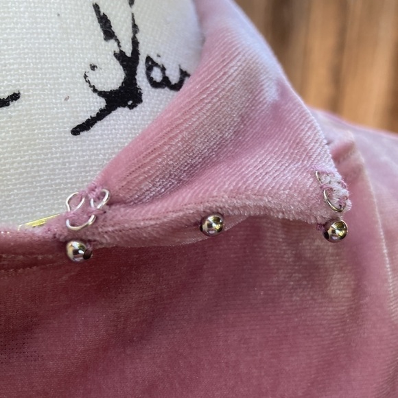 Elie Tahari Murray Velvet Choker Neck Tank Dark Lily Size XS - Picture 5 of 7